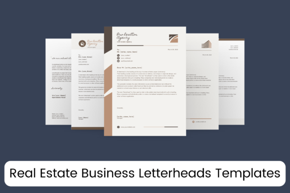 10 Real Estate Business Letterheads