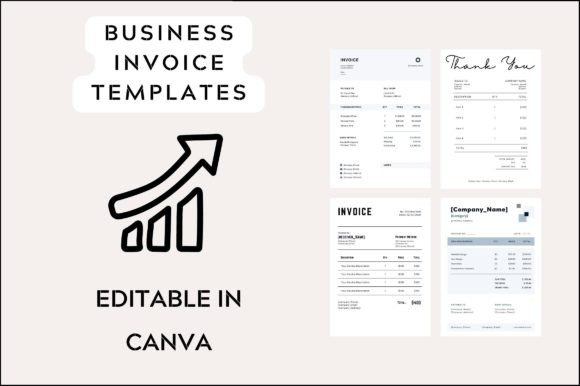 15 Editable Business Invoice Templates: Graphics & Print Templates