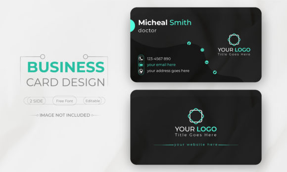 Business Card Design Template: Graphics & Print Templates