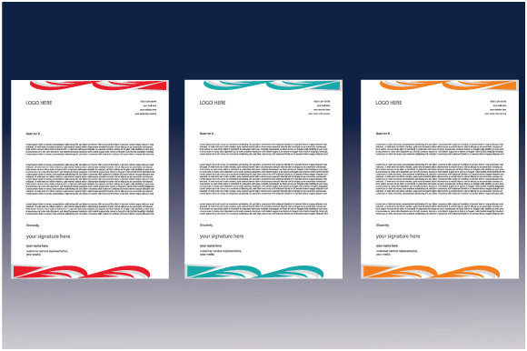 Business Corporate Letterhead Vector