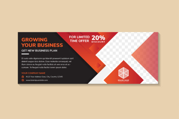 Growing Your Business Horizontal Banner: Graphics & Print Templates