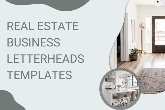 Realtor Business Letterhead Templates: Graphics & Print Templates