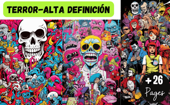 TERROR-ALTA DEFINICIÓN Graphics & Illustrations