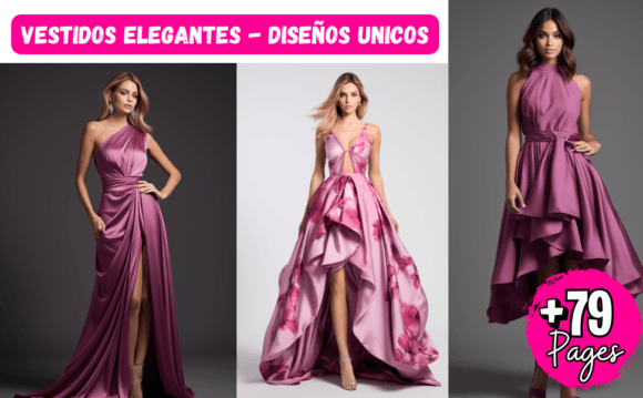 VESTIDOS ELEGANTES - DISEÑOS UNICOS: Graphics & Illustrations